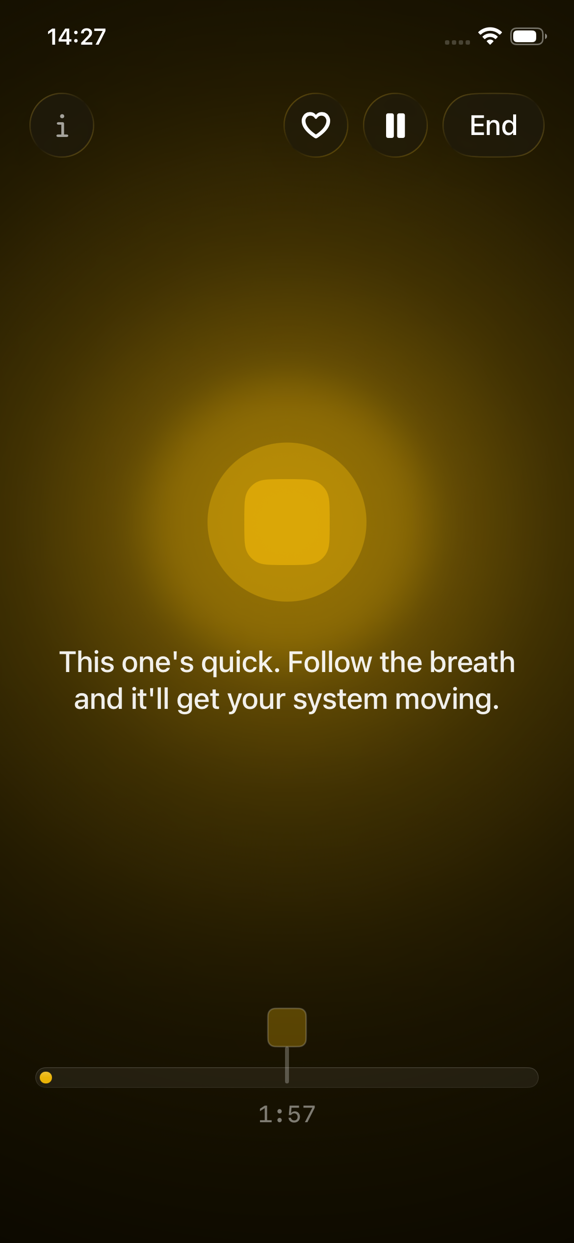 Prime breathwork session